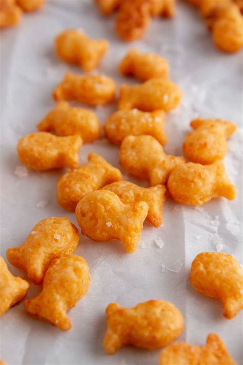 Homemade Goldfish Crackers .